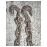 10' Heavy Duty Tow Chain with Hooks