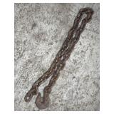 Heavy Duty Steel Chain with Hook 42'