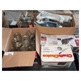 Kitchen Appliances and Canning Jar Assortment Lot