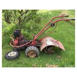 Rototiller With Gas Engine And Extra Wheels