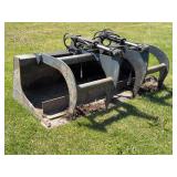 Skid Steer Grapple Bucket Attachment 66'