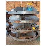36' Dia. 36'T Metal Rotating Parts Bin