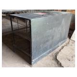 Metal Storage Shelf Unit 60x25x35 Inches