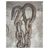 12' Heavy Duty Steel Chain With Hook and Link
