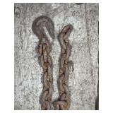 10' Heavy Duty Steel Chain with Hook