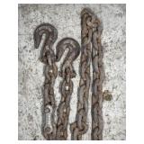 24' Heavy Duty Steel Chain Binders with Hooks