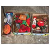 Holiday Decorations and Ornaments Lot