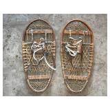Carl Lund Handmade Wood and Rawhide Snowshoes