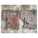 (2) International Harvester Suitcase Weights