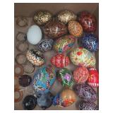 Hand-Painted Decorative Eggs