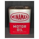 Minamax Motor Oil Metal Can 1 Gallon