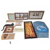 Decorative Wall Plaques and Signs