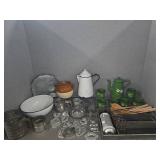 Vintage Kitchenware Metal and Enamelware