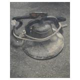 C.S. Bell Co. Cast Iron Farm Bell with Yoke