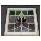 Framed Stained Glass Tulip Panels