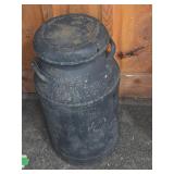 Metal Milk Can With Handles And Lid