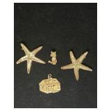 14k Gold Pins