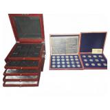 Complete 24k Gold-Layered MAGA Coin Set