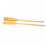 Feather Brand Wooden Canoe Oars Pair