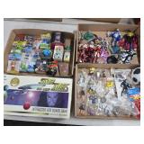 Box of Toys, Action Figures, Games