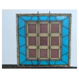 Leaded Stained Glass Window Panel