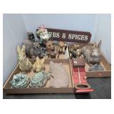 Garden Animal Figurines and Decor