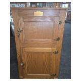 Polar Bear Refrigerator Co Oak Icebox Cabinet