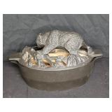 John Wright Cast Iron Wood Stove Steamer
