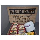 BBQ Themed Signs, Doormats, Lake Cap, BBQ Picks