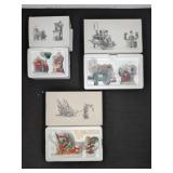 Heritage Village Porcelain Sets, Lot of 3, Boxed