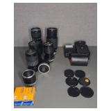 Vivitar and Auto-Takumar Camera Lens Lot With