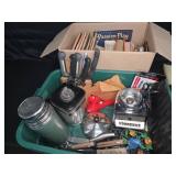 Kitchenware, Osterizer Blender & Cookbooks