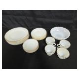 Fire-King Anchor Hocking White Milk Glass Set
