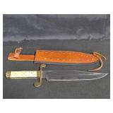 Bowie Knife with Brass Guard