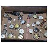 Pocket Watches and Wristwatch Parts