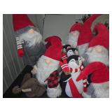 Plush Gnome and Penguin Figures With Felt