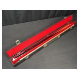 Sportcraft Two-Piece Pool Cue With Case