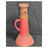 Antique Red Cast Iron Screw Jack