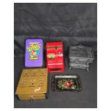 Coin Banks, Toy Stove, and Smokin