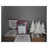 Holiday Decor Lot With Signs, Countdown Calendar,