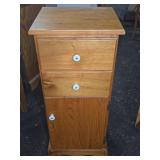 Wooden Stand with Two Drawers