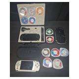 Sony PSP Console Bundle With Case and 12 UMD Games