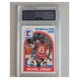 1989 Hoops Michael Jordan All-Star Card Graded 8
