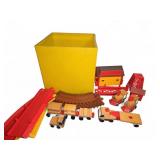 Mattel Wooden Train Set With Tracks