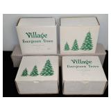 Department 56 Village Evergreen Trees Porcelain