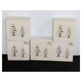Heritage Village Small Porcelain Pines