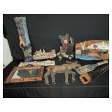 Rustic Cabin Decor Lot Moose Bear Wood Wall Art
