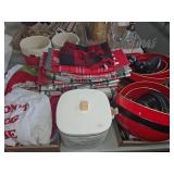 Christmas Textiles, Canister, Bowl