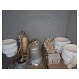 Ceramic Bowls, Metal Bells, Wooden Deer
