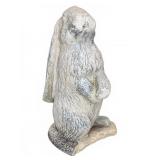15" Tall Concrete Rabbit Garden Statue